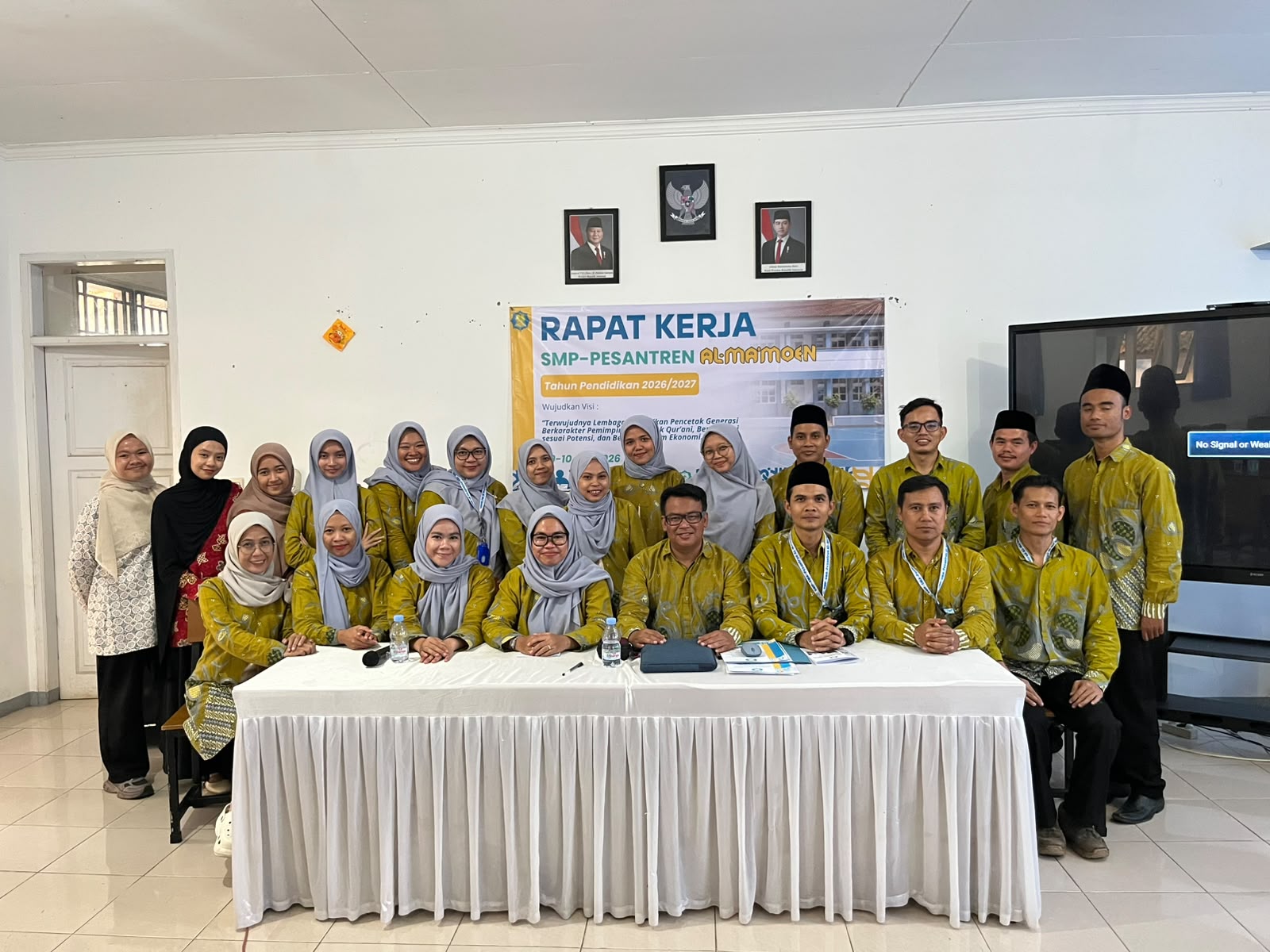 Raker SMP Pesantren Al-Ma’moen Siapkan Strategi Pendidikan Unggul Sambut Tahun Pendidikan 2026/2027